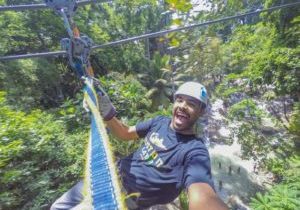 Falls Flyer Zipline Over Dunn’s River Falls